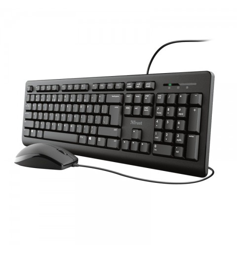 Trust 23971 teclado USB QWERTY Italiano Negro