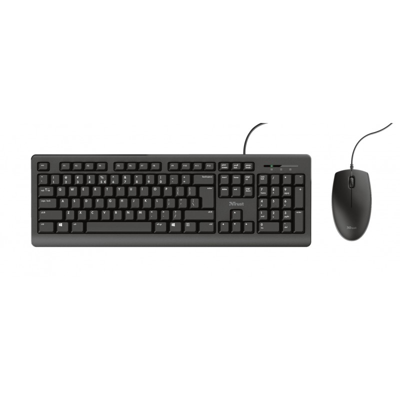 Trust 23971 clavier USB QWERTY Italien Noir