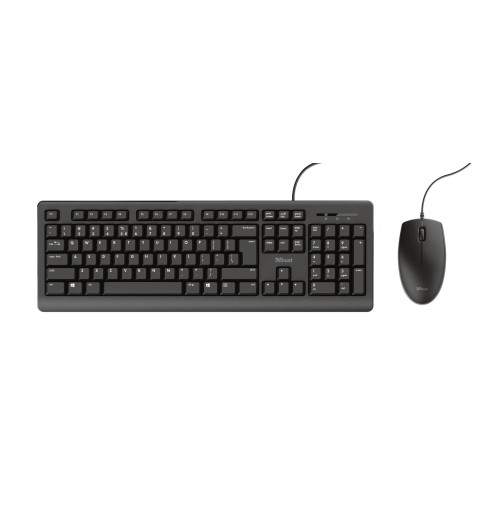 Trust 23971 clavier USB QWERTY Italien Noir