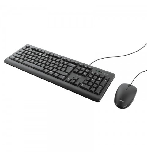 Trust 23971 clavier USB QWERTY Italien Noir