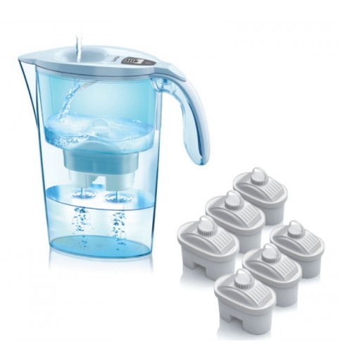 Laica J99601 Wasserfilter Pitcher-Wasserfilter 2,3 l Blau, Durchscheinend, Weiß