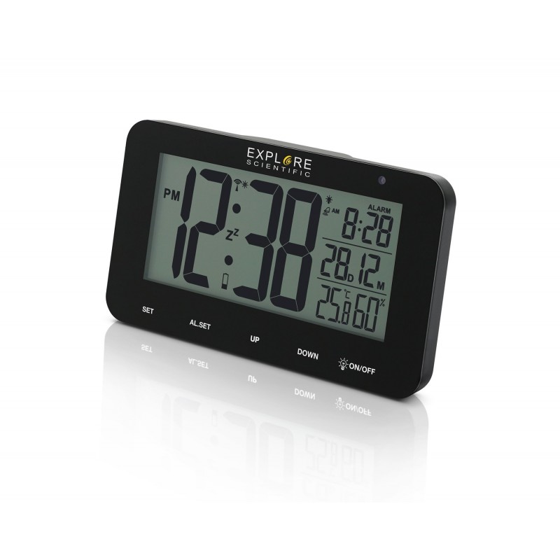 Explore Scientific RDC1004BLK alarm clock Digital alarm clock Black