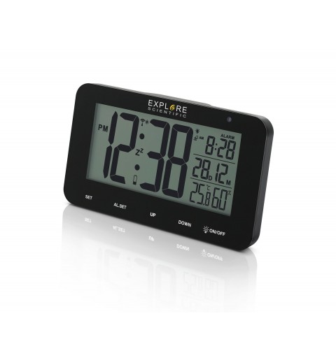 Explore Scientific RDC1004BLK alarm clock Digital alarm clock Black