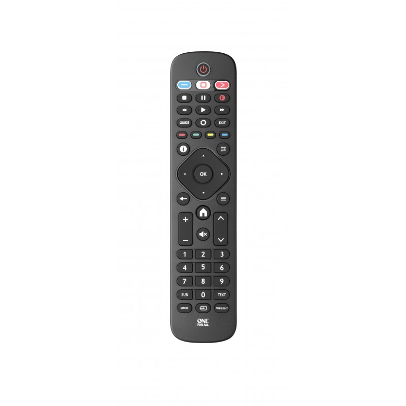 One For All TV Replacement Remotes URC4913 Fernbedienung IR Wireless Drucktasten