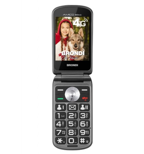 Brondi Amico Mio 4G 7,11 cm (2.8") Noir Téléphone numérique