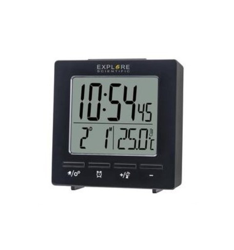 Explore Scientific RDC1005BLK Wecker Digitaler Wecker Schwarz