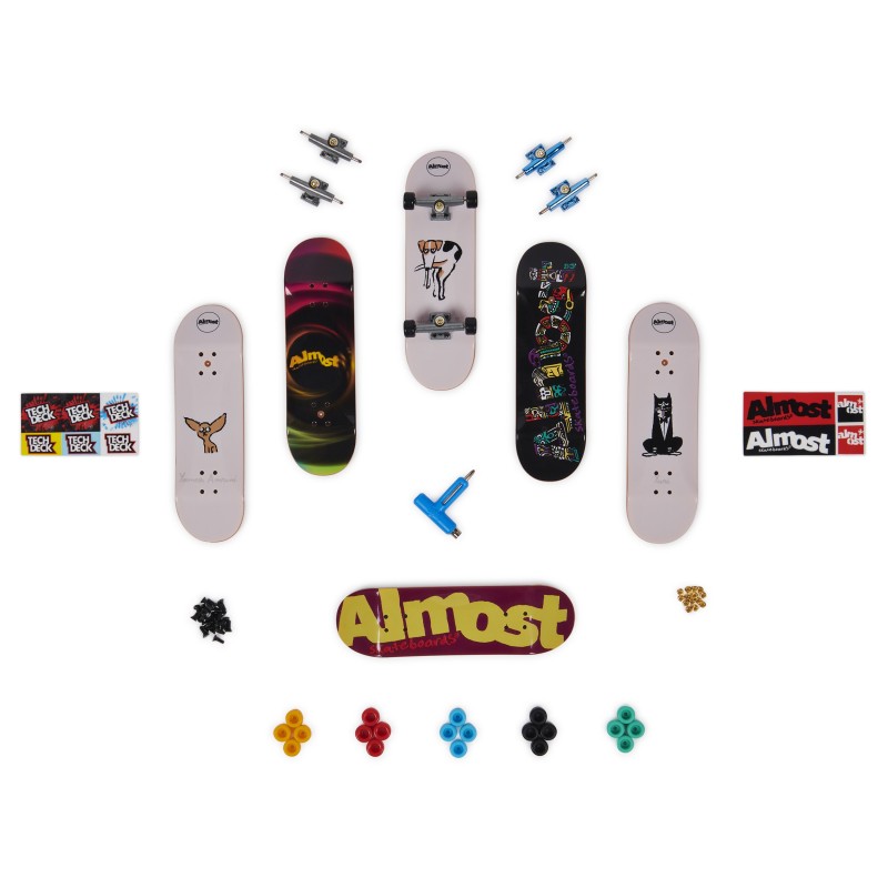 TECH DECK, Sk8shop Fingerboard Bonus Pack, Collectible and Customizable  Mini Skateboards, Kids Toys for Ages 6 and up (Styles May Vary)