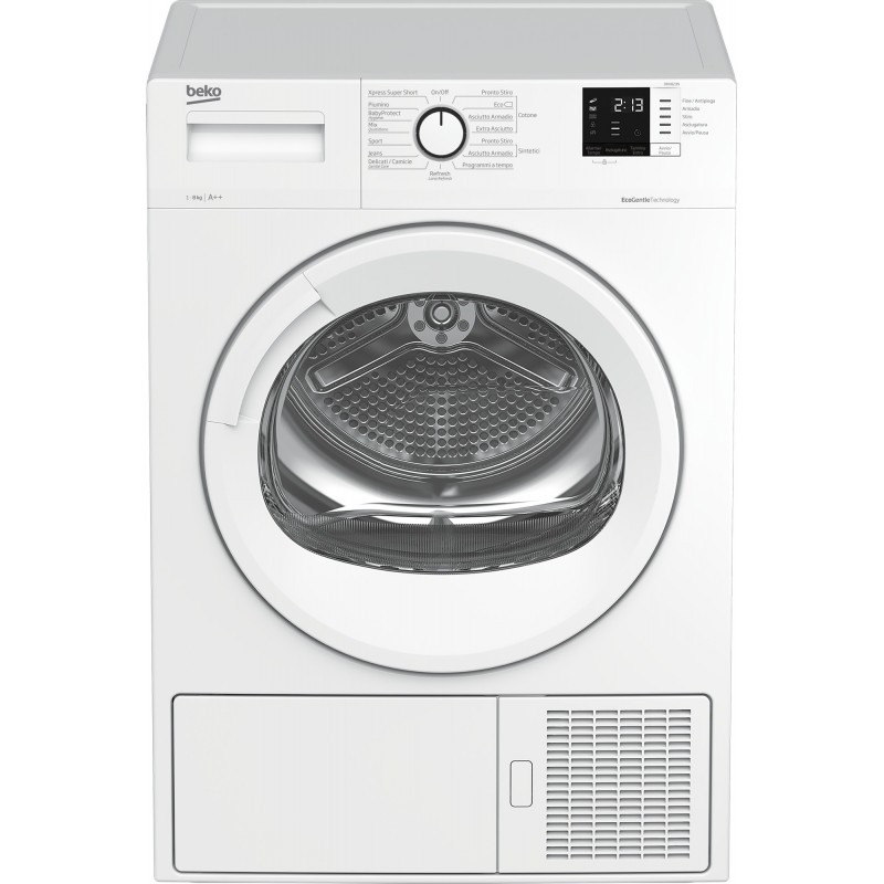 Beko DRX823N Wäschetrockner Freistehend Frontlader 8 kg A++ Weiß