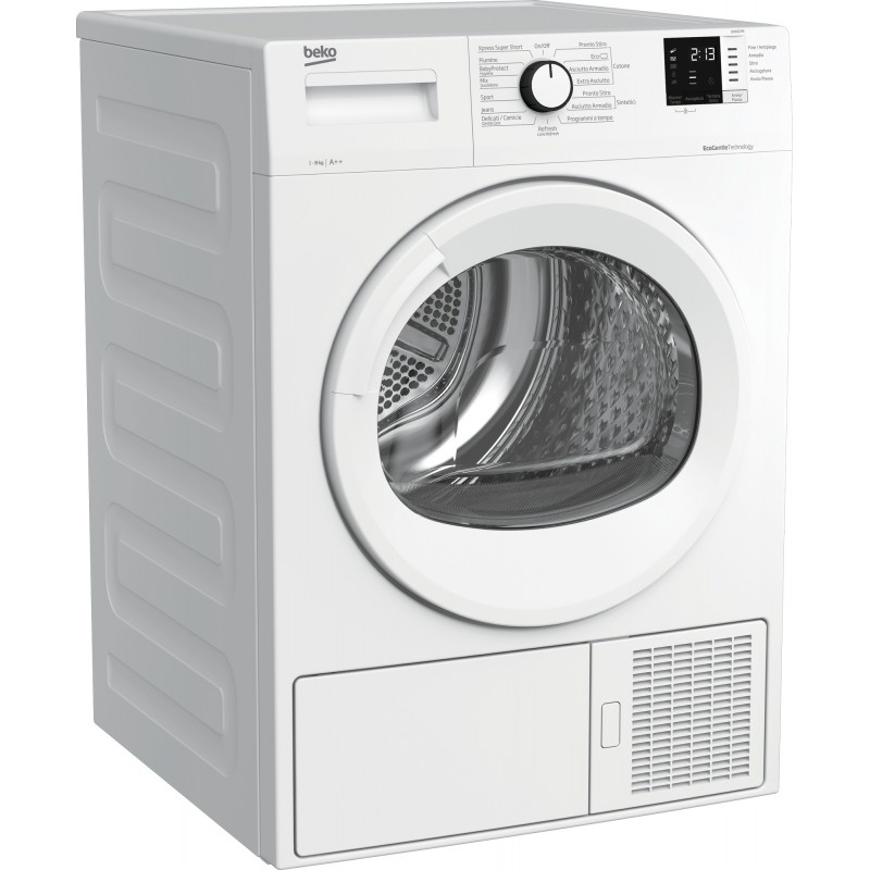 Beko DRX823N Wäschetrockner Freistehend Frontlader 8 kg A++ Weiß