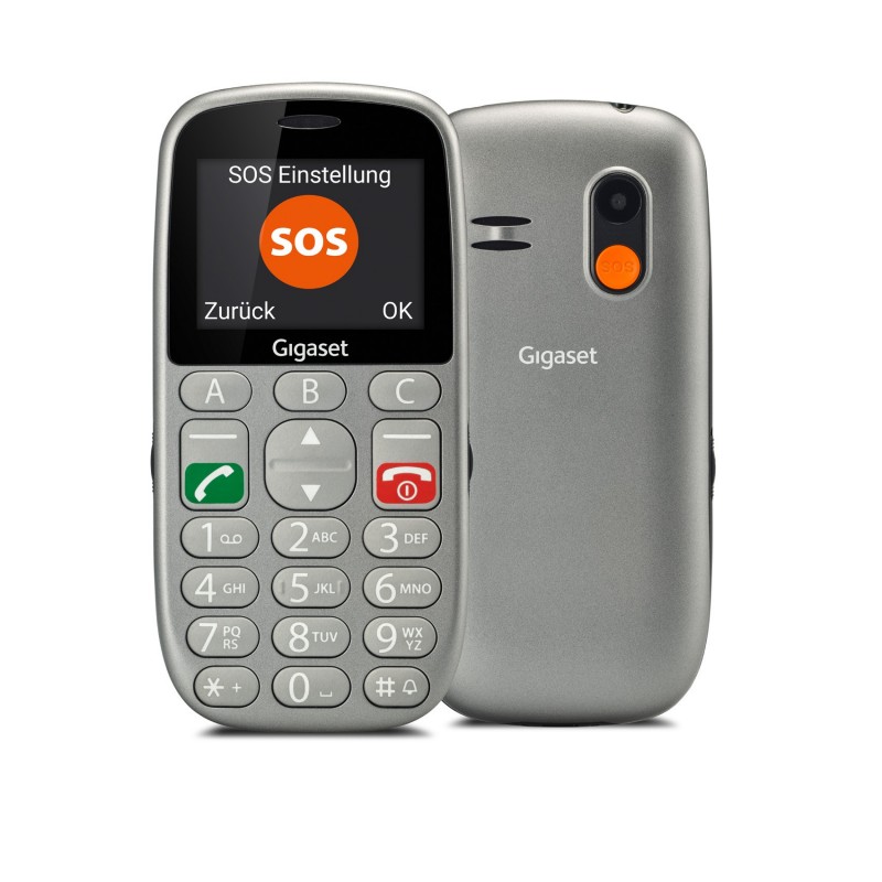 Gigaset GL390 5.59 cm (2.2") 88 g Silver Feature phone