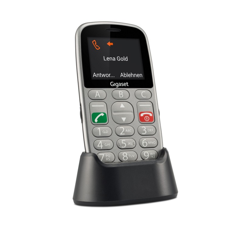 Gigaset GL390 5,59 cm (2.2") 88 g Argent Téléphone numérique