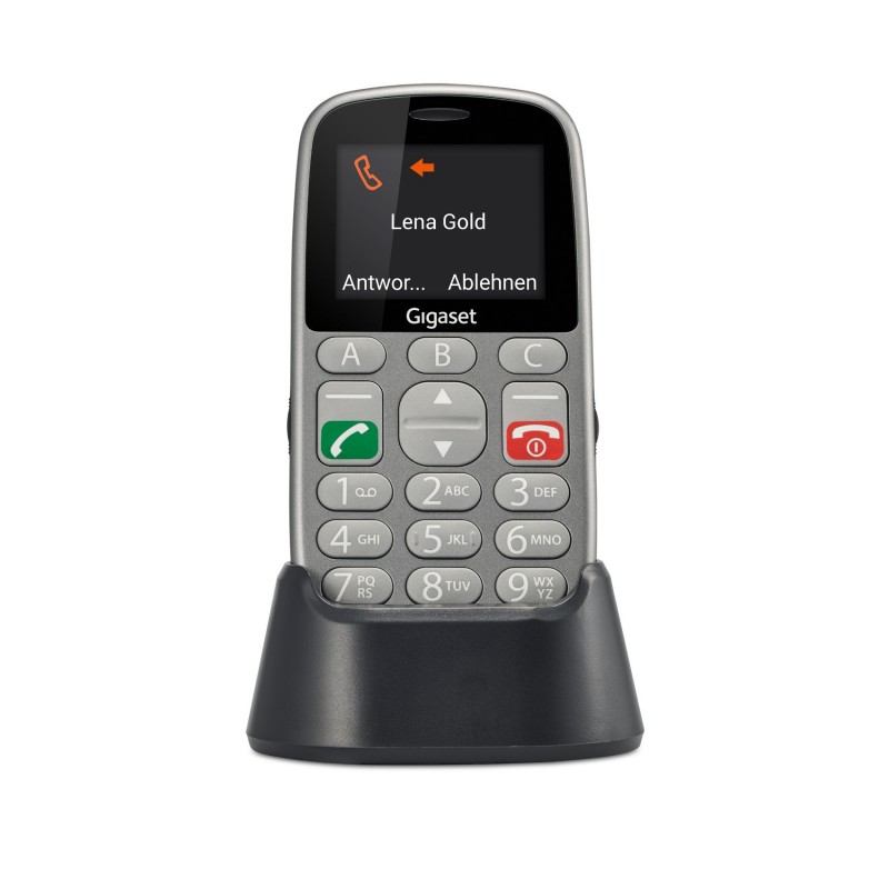 Gigaset GL390 5,59 cm (2.2") 88 g Argent Téléphone numérique