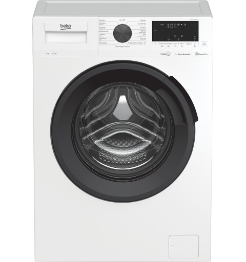 Beko WUX71236AI-IT machine à laver Charge avant 7 kg 1200 tr min D Blanc