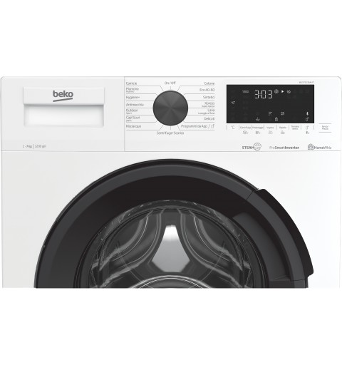 Beko WUX71236AI-IT machine à laver Charge avant 7 kg 1200 tr min D Blanc