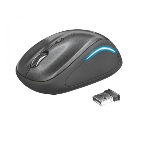 Trust Yvi FX souris Ambidextre RF sans fil Optique 1600 DPI