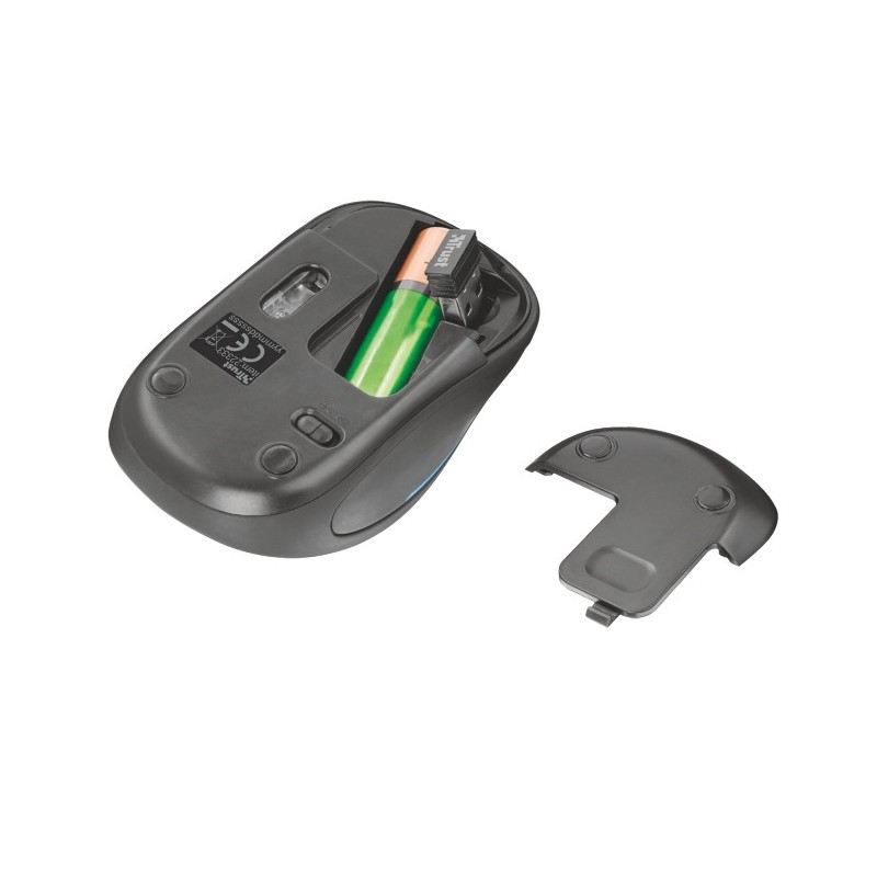 Trust Yvi FX souris Ambidextre RF sans fil Optique 1600 DPI