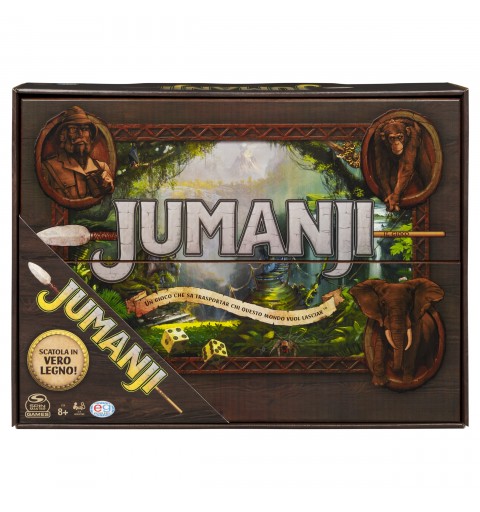 Editrice Giochi Jumanji In Legno Adultos y niños Juegos de preguntas