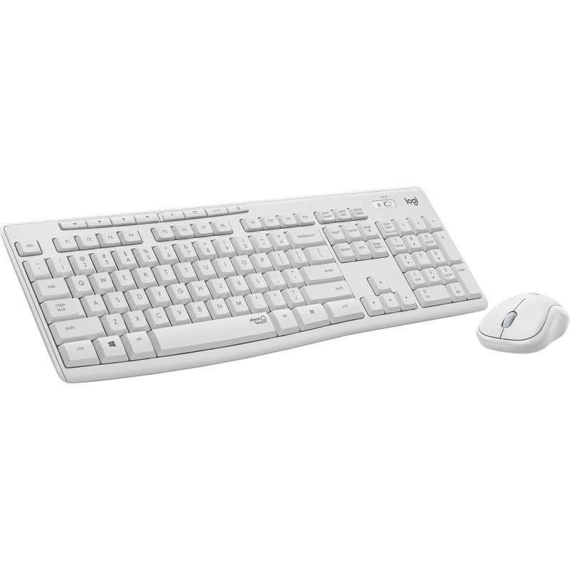 Logitech MK295 Silent Wireless Combo clavier USB QWERTY Italien Blanc