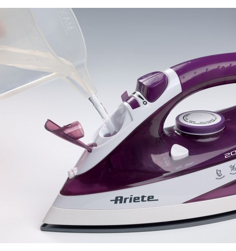 Ariete 6235 Dry & Steam iron Ceramic soleplate 2000 W Purple, White