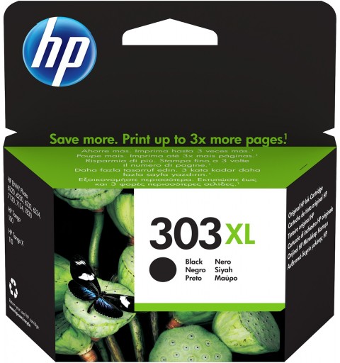 HP Cartucho de tinta Original 303XL negro de alta capacidad