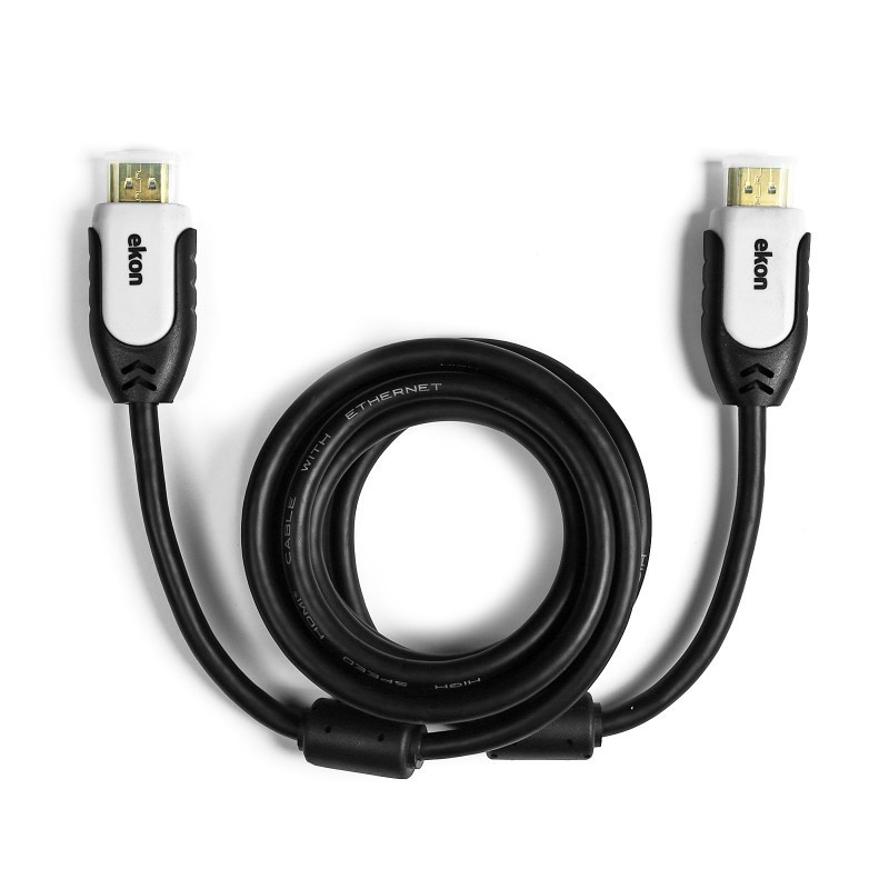 Ekon ECVHDMI18MMG HDMI-Kabel 1,8 m HDMI Typ A (Standard) Schwarz