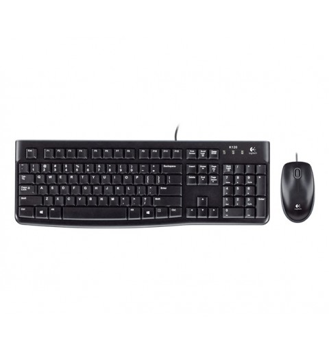 Logitech Desktop MK120 clavier USB QWERTY Italien Noir