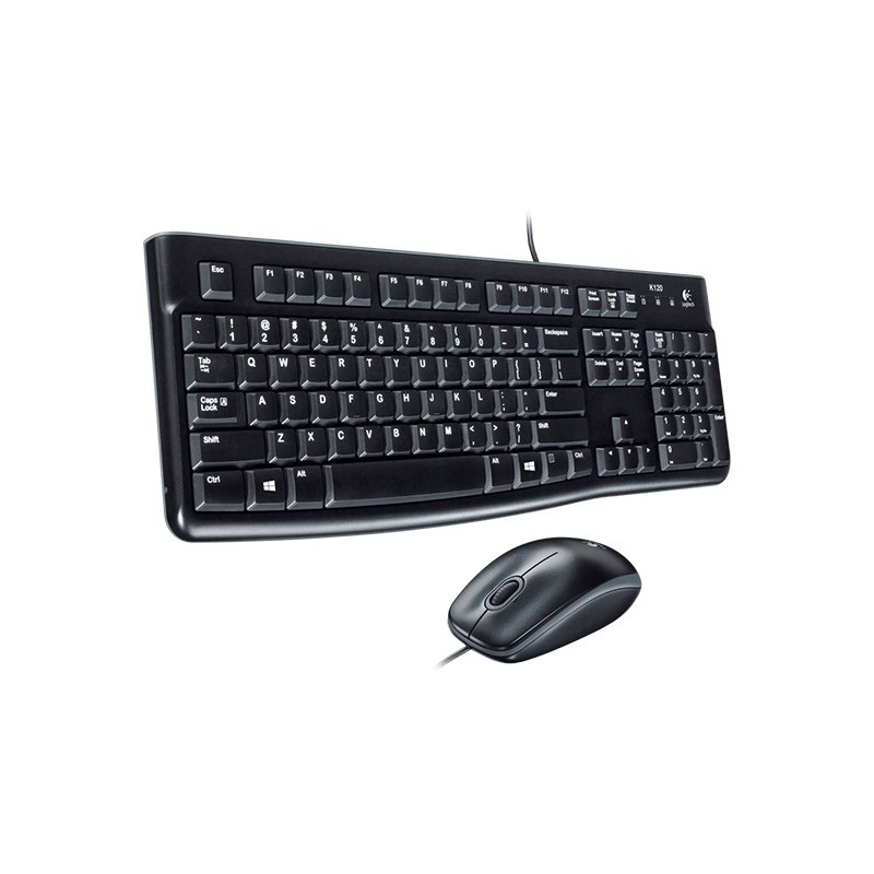 Logitech Desktop MK120 clavier USB QWERTY Italien Noir