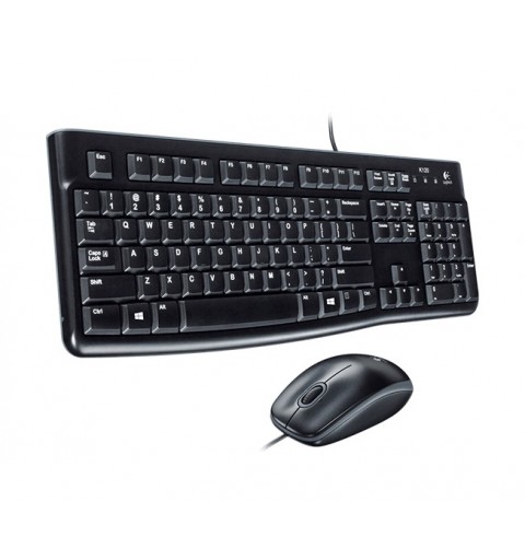 Logitech Desktop MK120 clavier USB QWERTY Italien Noir