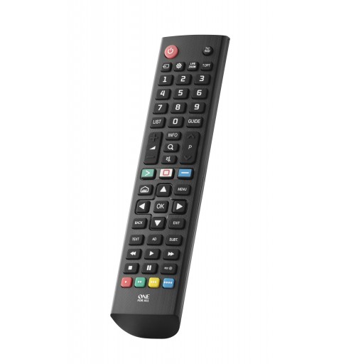 One For All TV Replacement Remotes URC4911 telecomando IR Wireless Pulsanti