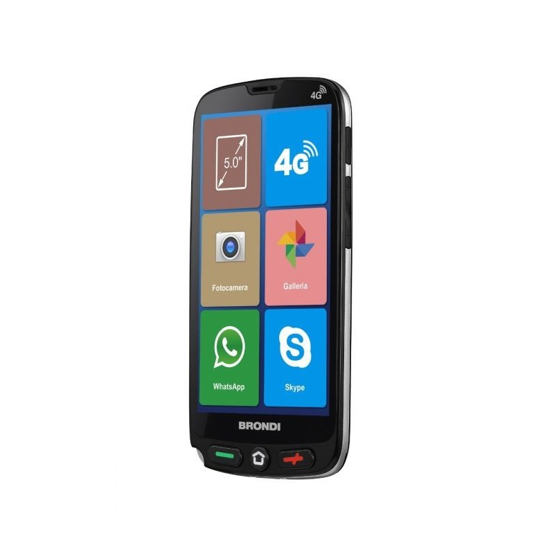 Brondi Amico Smartphone XS 12,7 cm (5") SIM doble Android 10.0 4G USB Tipo C 1 GB 8 GB 2200 mAh Negro