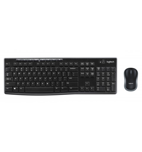 Logitech Wireless Combo MK270 clavier USB QWERTY Italien Noir