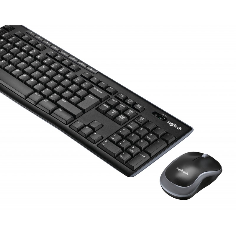 Logitech Wireless Combo MK270 clavier USB QWERTY Italien Noir