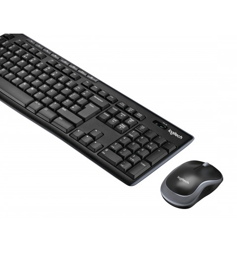 Logitech Wireless Combo MK270 clavier USB QWERTY Italien Noir