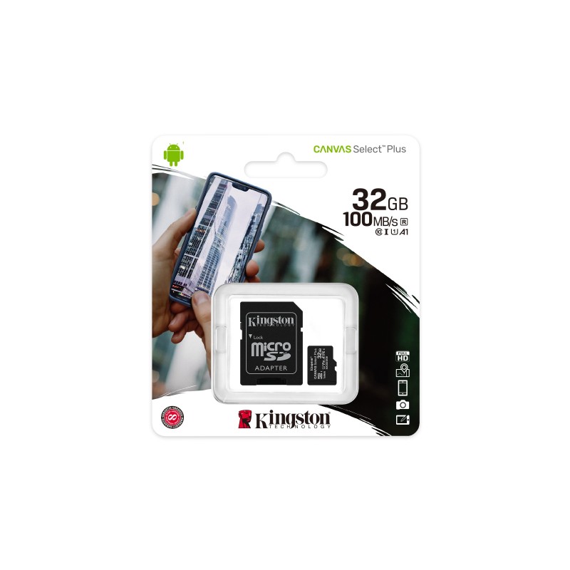 Kingston Technology Canvas Select Plus 32 GB MicroSDHC UHS-I Klasse 10