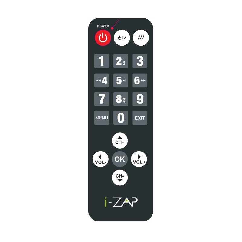 i-ZAP T395 Terrestrial HD Black