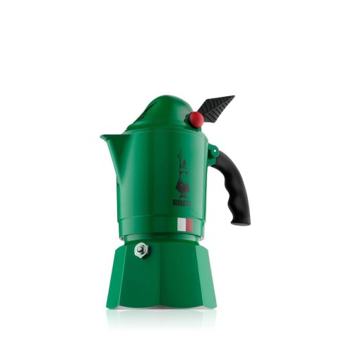 Bialetti Moka Break Alpina Cafetera italiana Verde