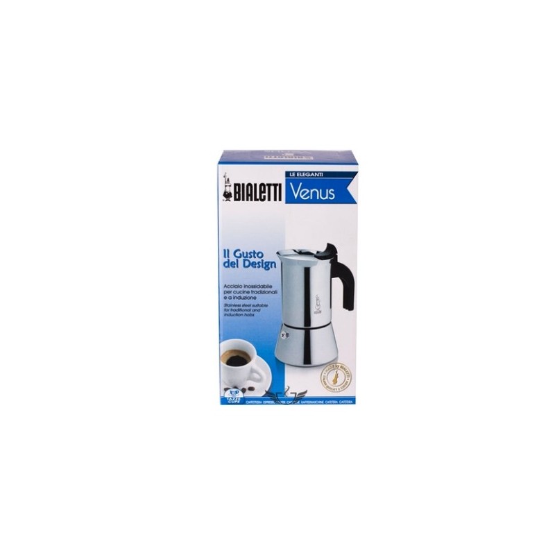 Bialetti Venus box Cafetera italiana 0,1 L Plata