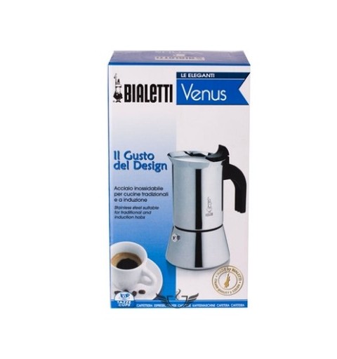 Bialetti Venus box Cafetière à moka 0,1 L Argent