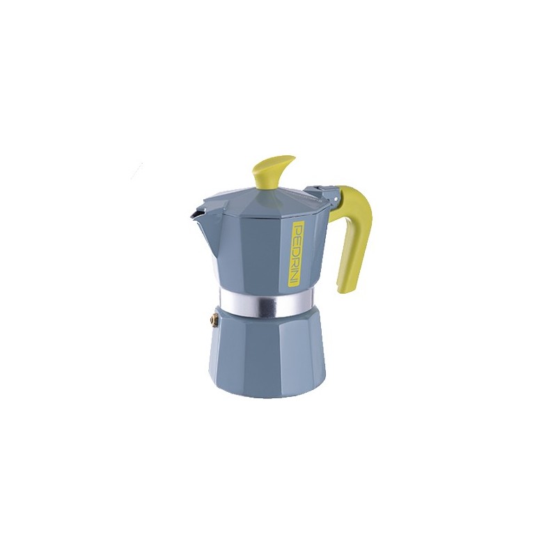 Pedrini MyMoka Mix Moka pot Blue, Green, Pink