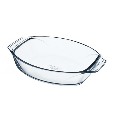 Pyrex 412B000 bandeja de horno 4 L Ovalado Vidrio Cazuela para hornear