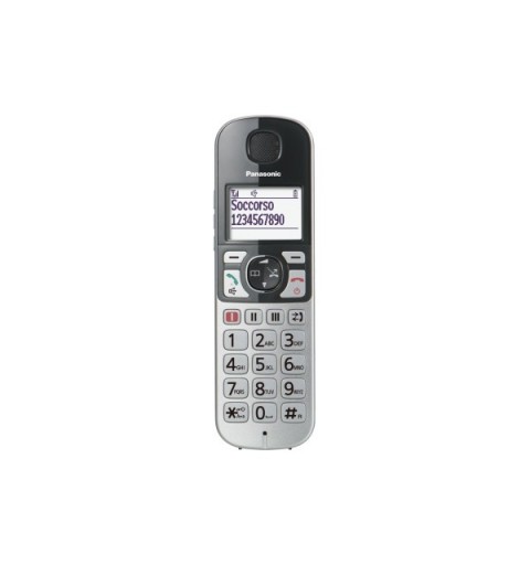 Panasonic KX-TGE510JTS teléfono Teléfono DECT Identificador de llamadas Plata