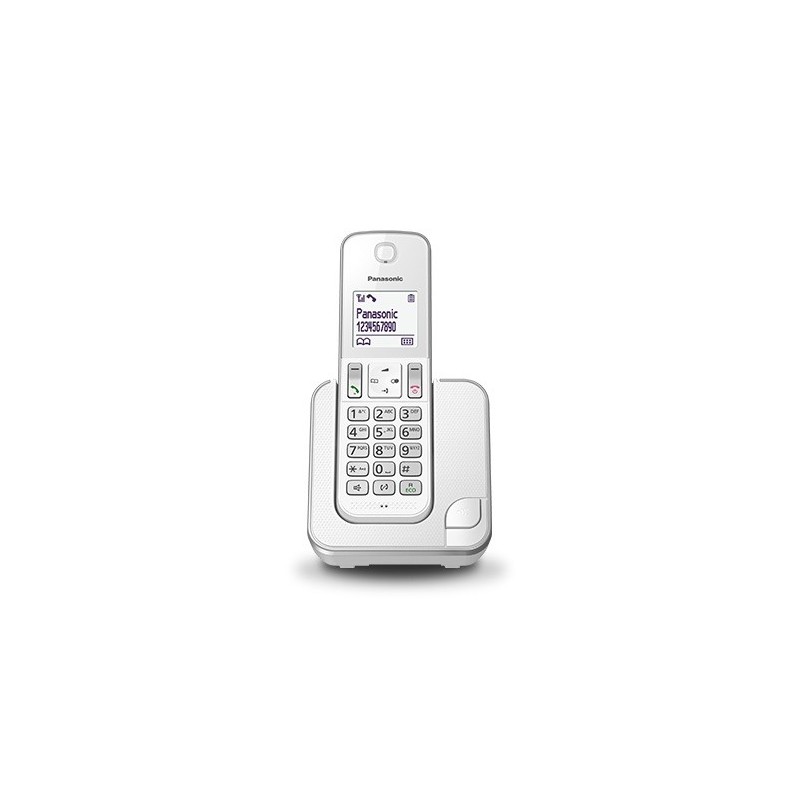 Panasonic KX-TGD310 DECT-Telefon Anrufer-Identifikation Silber