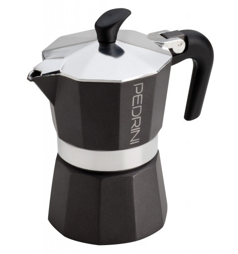 Pedrini 9113 manual coffee maker Moka pot Anthracite