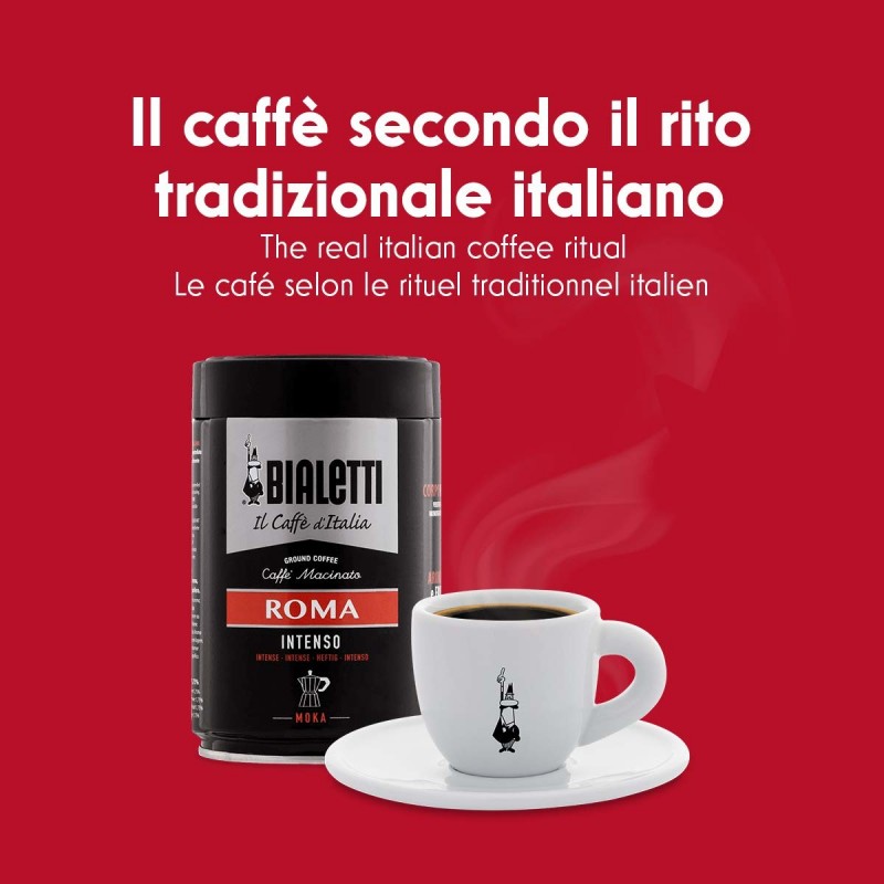 Bialetti Moka Express Cafetera italiana 0,3 L Aluminio, Negro