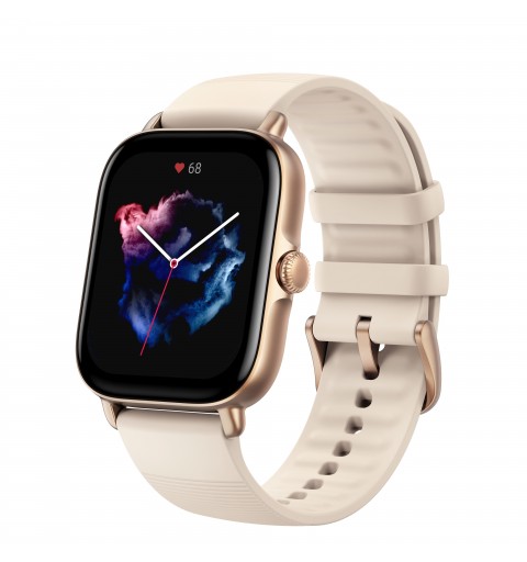 Amazfit GTS 3 4,45 cm (1.75") 42 mm AMOLED Ivoire GPS (satellite)