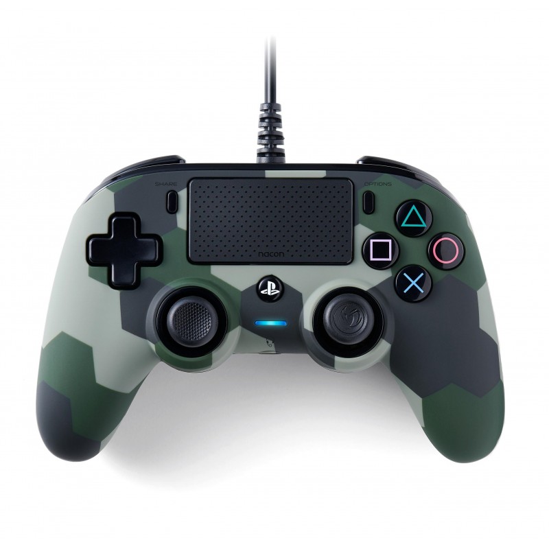 NACON Wired Compact Camuflaje USB Gamepad Analógico Digital PC, PlayStation 4