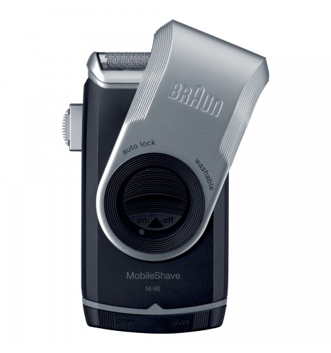 Braun MobileShave PocketGo M90 Blue, Silver