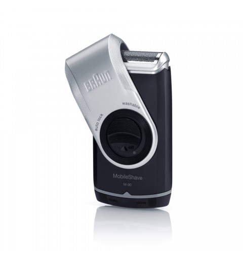 Braun MobileShave PocketGo M90 Blue, Silver