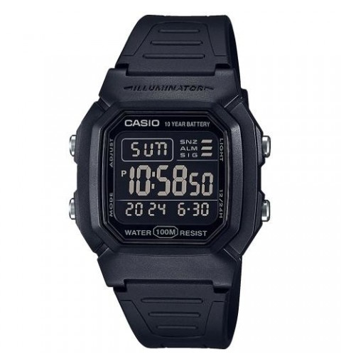 Casio W-800H-1BVES reloj Reloj de pulsera Masculino Cuarzo Negro