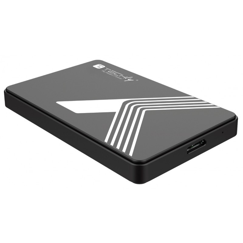 Techly External USB3.0 Box for SATA 2.5" HDD SSD Black